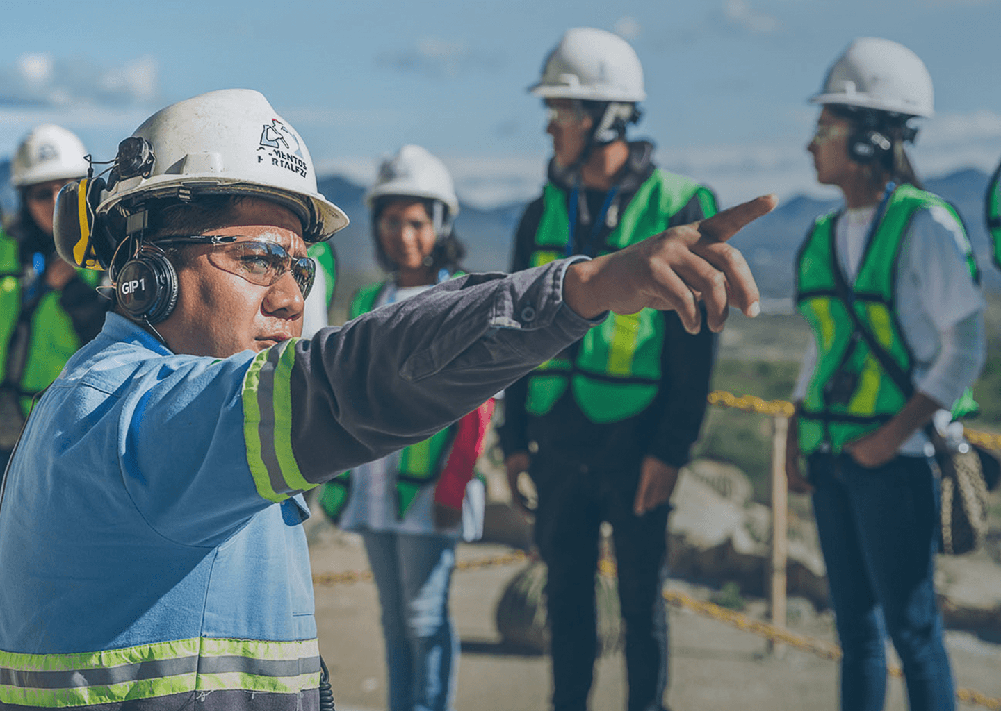 GIP1 System team in the field